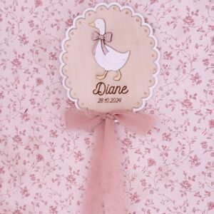 Médaillon prénom oie