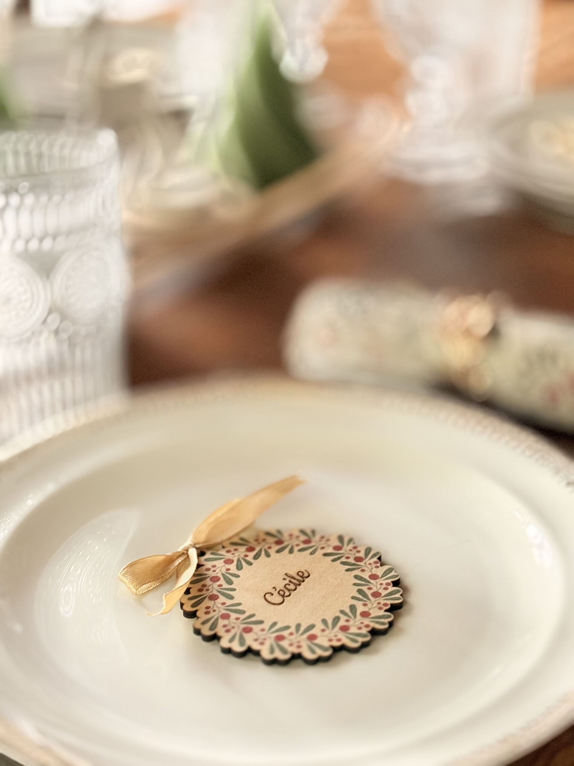 Marque-place/décoration de sapin – Image 3